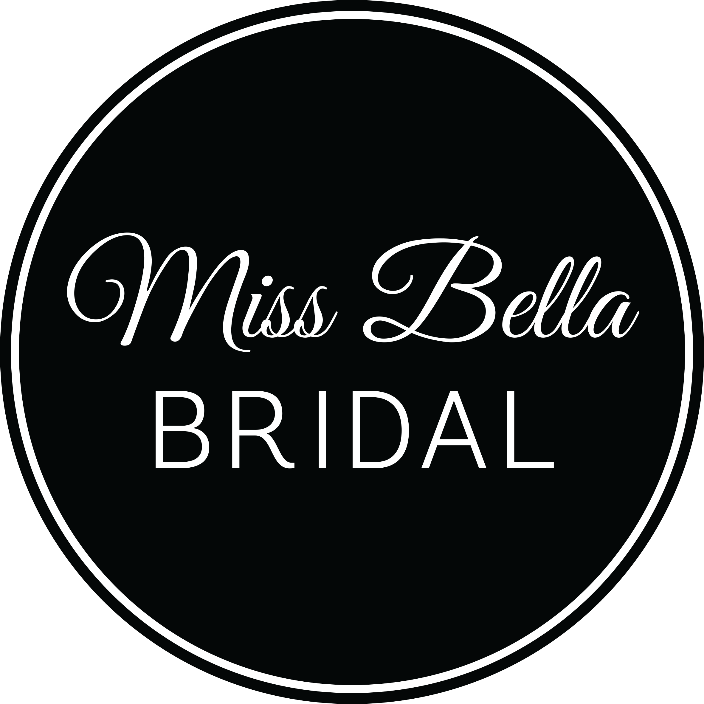 Miss Bella Bridal Logo CIRCLE BLK